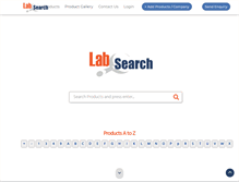 Tablet Screenshot of labsearch.com